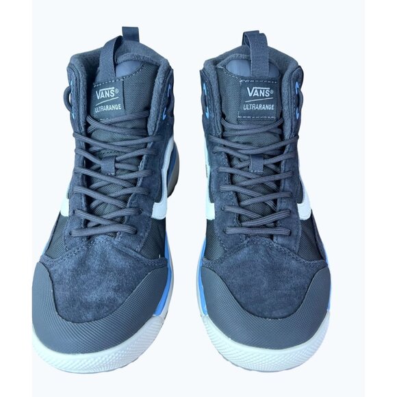 Vans Ultrarange Exo Hi MTE Cold Weather Mens 8 Womens 9.5 Shoes Grey Suede - Picture 4 of 16